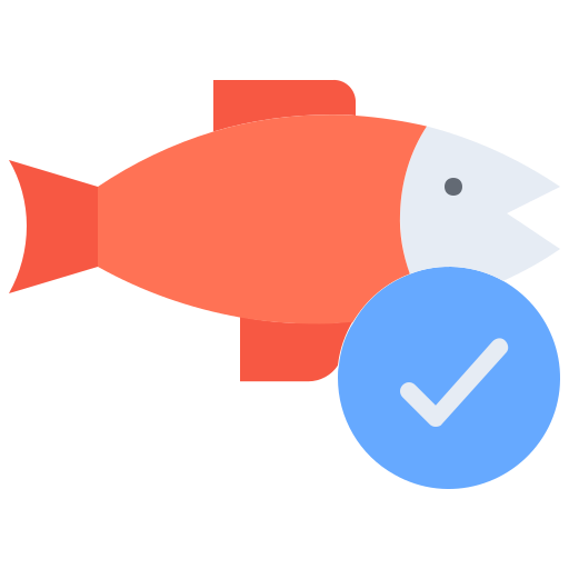 Fish Coloring Flat icon