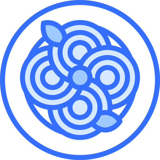 pasta Coloring Blue icono