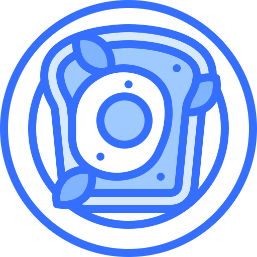 샌드위치 Coloring Blue icon