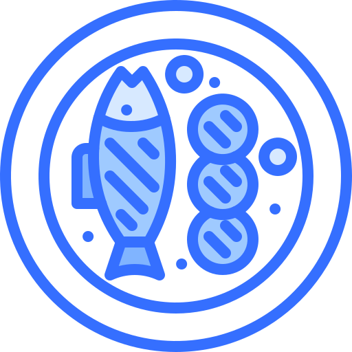 Fish Coloring Blue icon