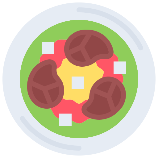 Salad Coloring Flat icon