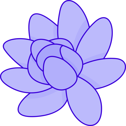 lotus Generic Outline Color icoon