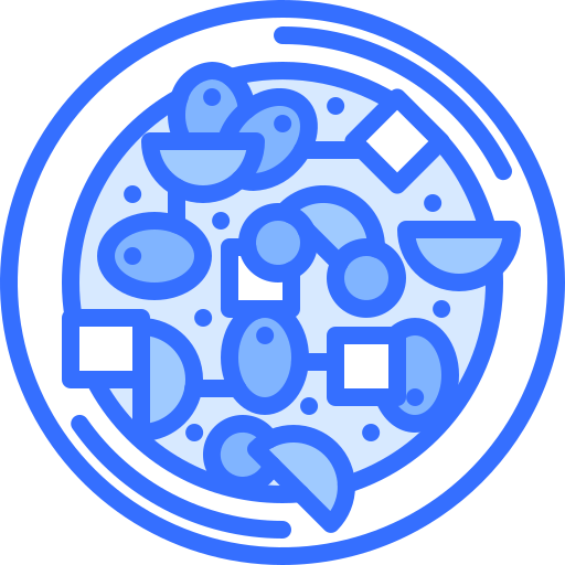 ensalada Coloring Blue icono