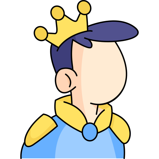왕자 Generic Thin Outline Color icon