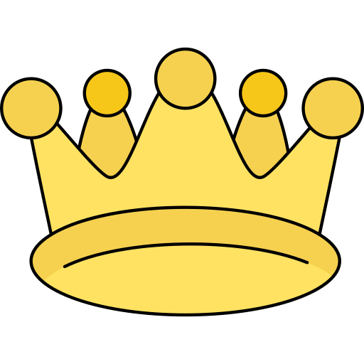 왕관 Generic Thin Outline Color icon