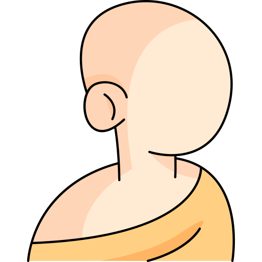 Монах Generic Thin Outline Color иконка