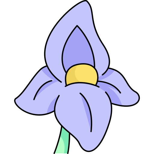 iris Generic Thin Outline Color icon