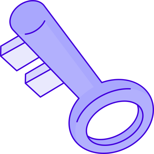 llave Generic Outline Color icono