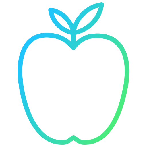 jabłko Generic Gradient ikona