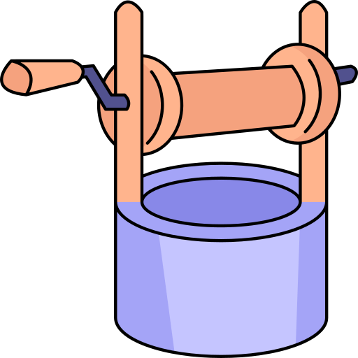 Water well Generic Thin Outline Color icon