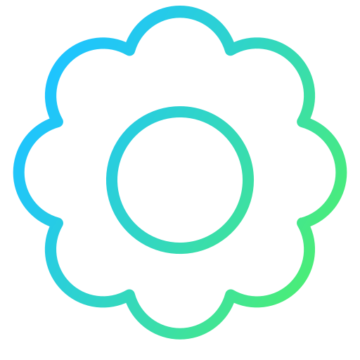 Flower Generic Gradient icon