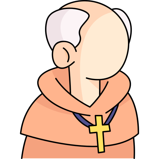 Priest Generic Thin Outline Color icon