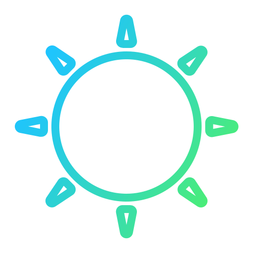 słońce Generic Gradient ikona