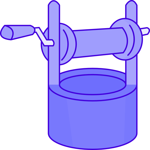puits d'eau Generic Outline Color Icône