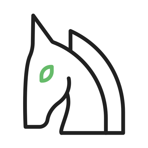 троянский конь Generic Outline Color иконка
