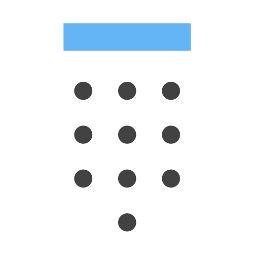 código pin Generic Blue Ícone