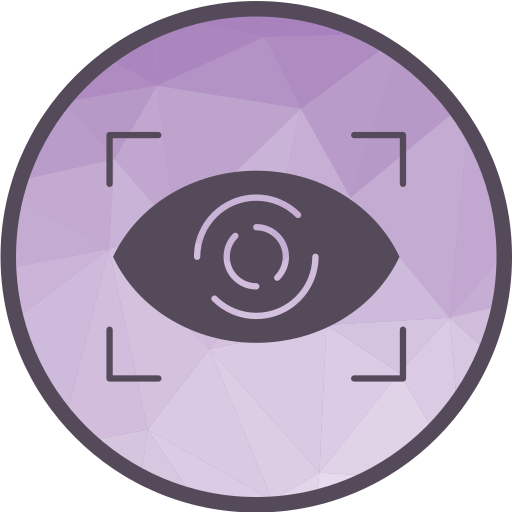 網膜スキャン Generic Circular icon