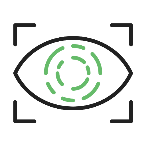 Retinal scan Generic Outline Color icon