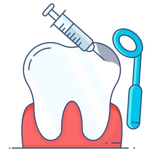 Treatment Generic Thin Outline Color icon