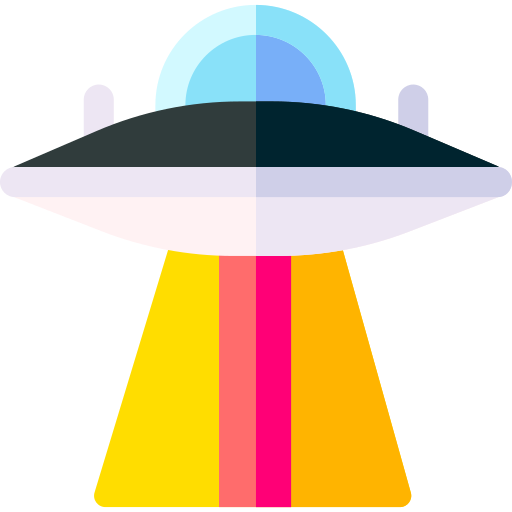 ufo Basic Rounded Flat icona