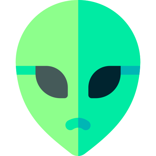 Alien Basic Rounded Flat icon