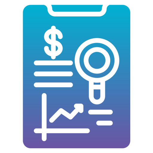 rapport d'activité Generic Flat Gradient Icône
