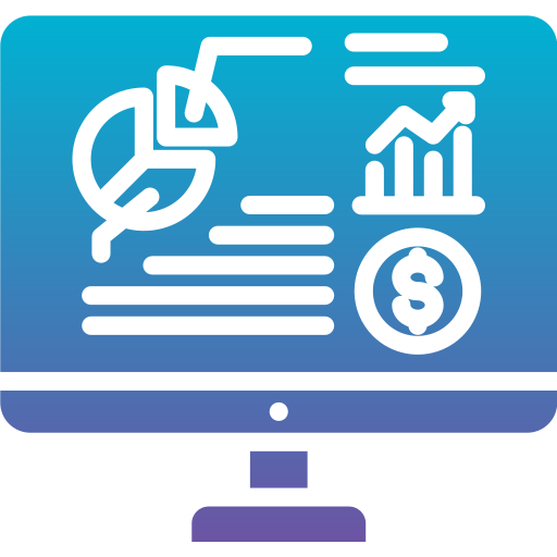 relatório de negócios Generic Flat Gradient Ícone