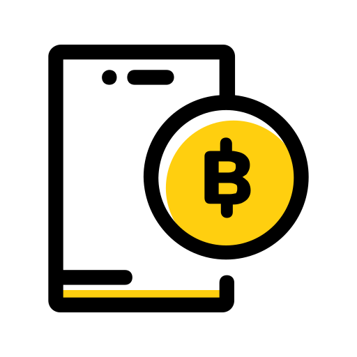 bitcoin aceptado Generic Color Omission icono