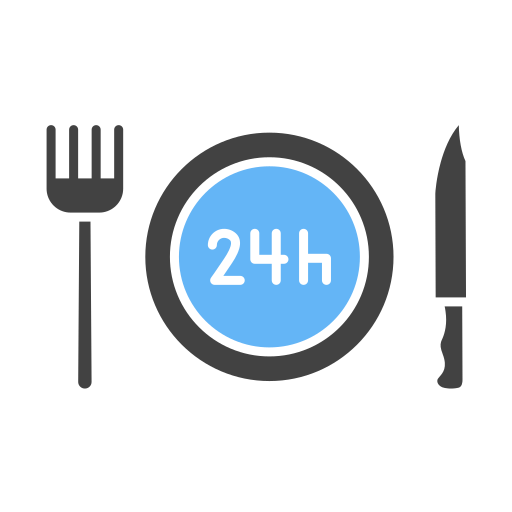 24 hours Generic Blue icon