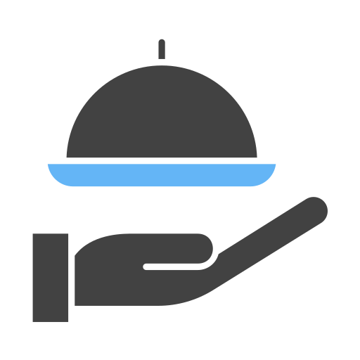 Food tray Generic Blue icon