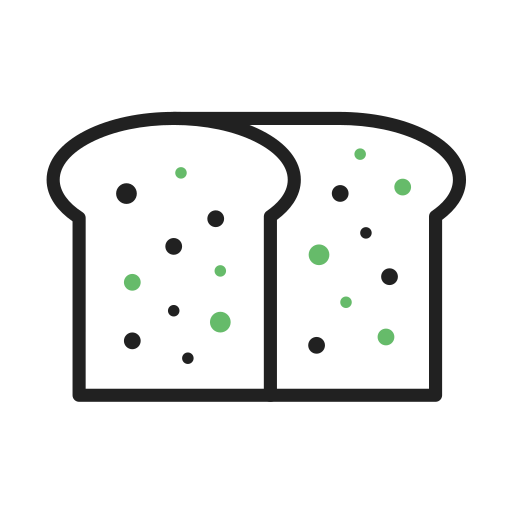 Bread Generic Outline Color icon