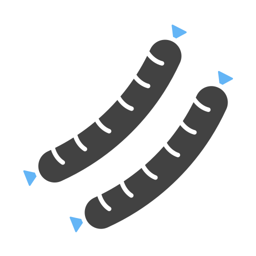 Sausage Generic Blue icon