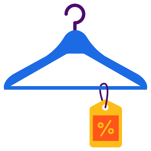kledinghanger Generic Flat icoon