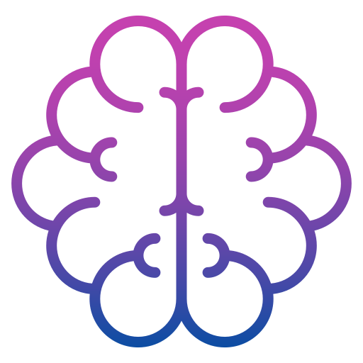 인간의 뇌 Generic Gradient icon