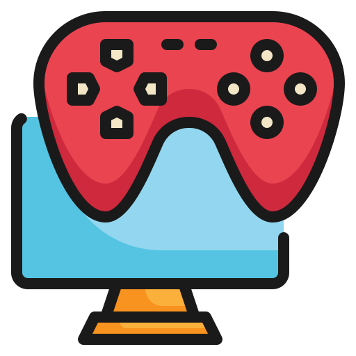 Game Generic Outline Color icon