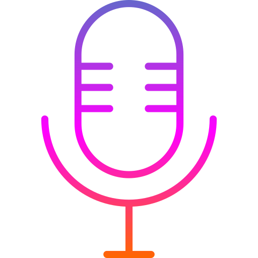 microfone Generic Gradient Ícone