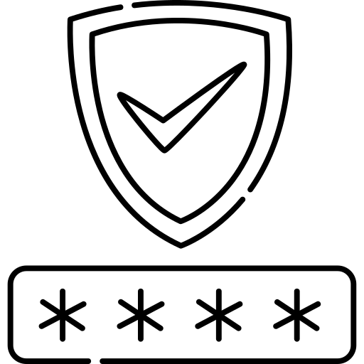 inserimento password Generic Detailed Outline icona