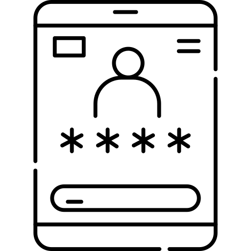 Password Generic Detailed Outline icon