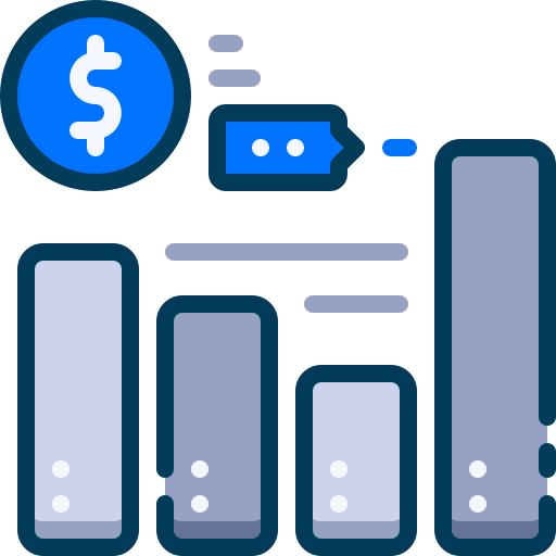 dólar Generic Blue Ícone