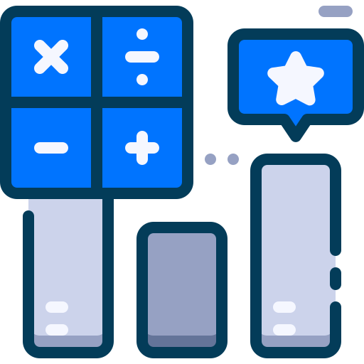 Counting Generic Blue icon