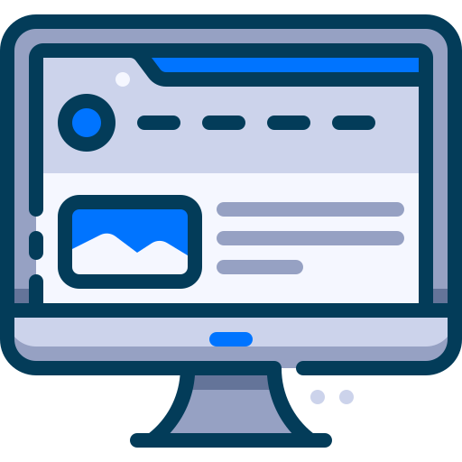 Website Generic Blue icon