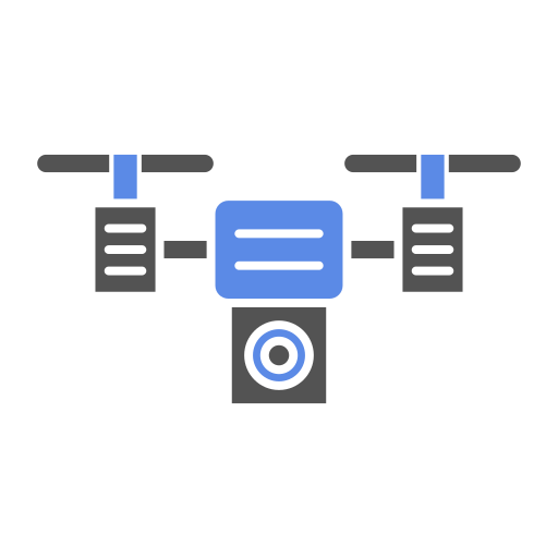 kamera-drohne Generic Blue icon