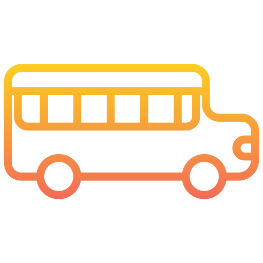autobus szkolny Generic Gradient ikona