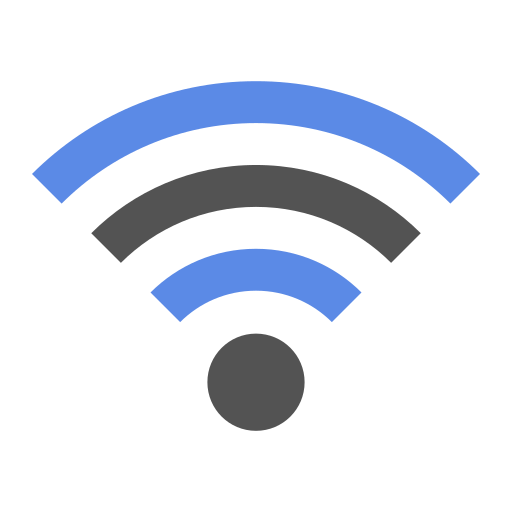 wi-fi соединение Generic Blue иконка