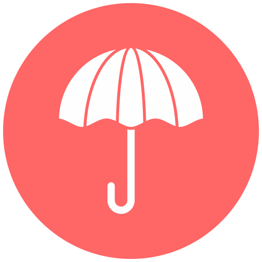 guarda-chuva Generic Circular Ícone