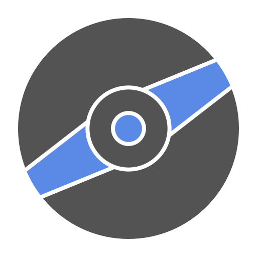 compact disc Generic Blue icona