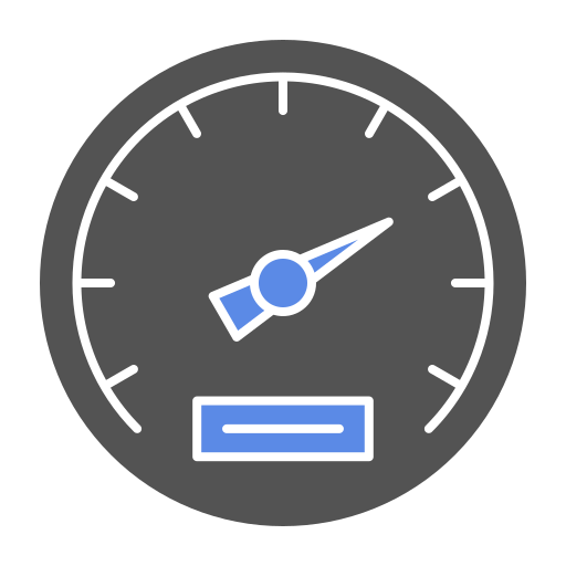 tachometer Generic Blue icon