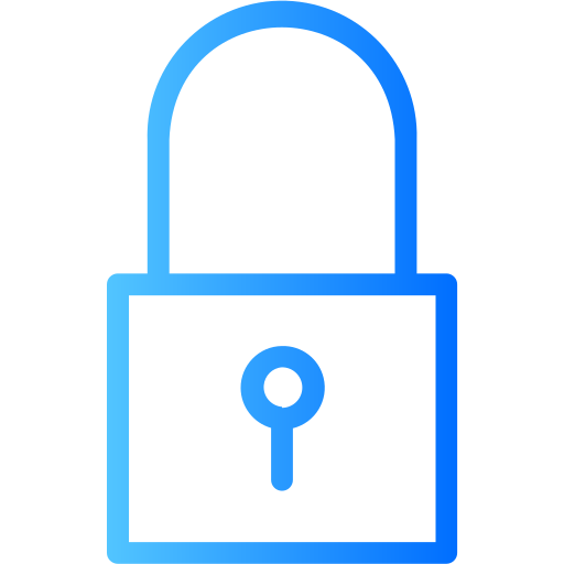 Padlock Generic Gradient icon