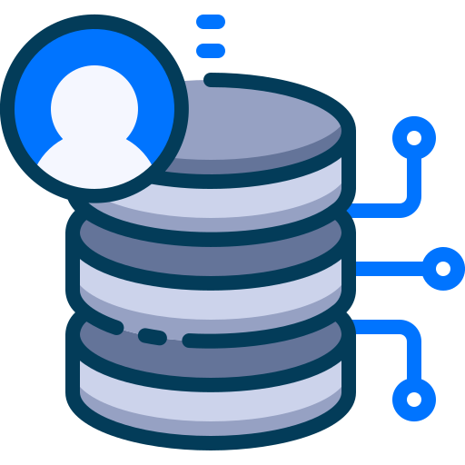 User data Generic Blue icon