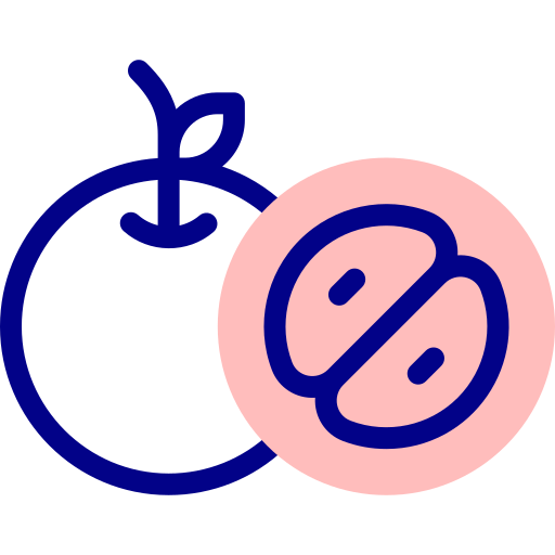 柿 Detailed Mixed Lineal color icon